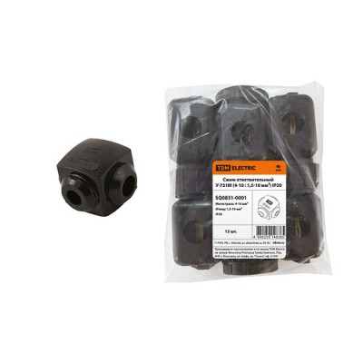 Сжим ответвительный У-731М (4-10 : 1,5-10 мм²) IP20 TDM Сжим ответвительный У-731М (4-10 : 1,5-10 мм²) IP20 TDM