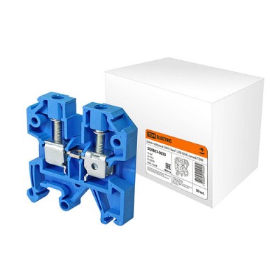 Зажим наборный ЗНИ-16мм2 (JXB100А) синий TDM Зажим наборный ЗНИ-16мм2 (JXB100А) синий TDM