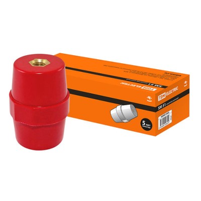 Изолятор SM51 силовой H51xD35xM8мм TDM Изолятор SM51 силовой H51xD35xM8мм TDM