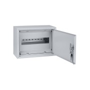 Корпус металлический ЩРН-12+ (13 модулей, полунадрезное окно на задней стенке) (220х300х120) Народный