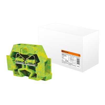 Микроклемма модульная МКМ 1,5мм2 желто-зеленая TDM Микроклемма модульная МКМ 1,5мм2 желто-зеленая TDM