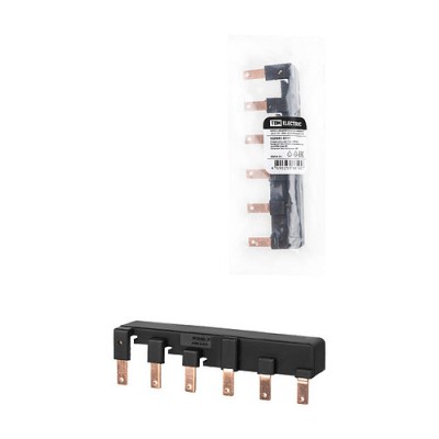 Шина соединительная наборная ШСН 3П 100А 2x3PIN(тип B) TDM Шина соединительная наборная ШСН 3П 100А 2x3PIN(тип B) TDM