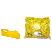 Изолятор на DIN рейку желтый TDM