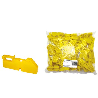 Изолятор на DIN рейку желтый TDM Изолятор на DIN рейку желтый TDM