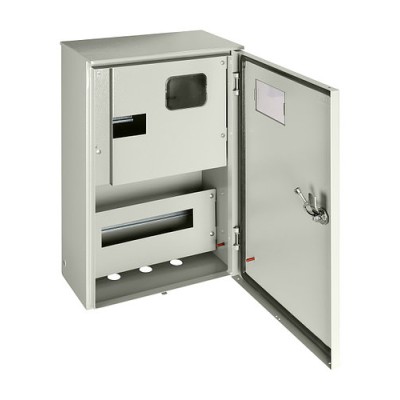 Корпус металлический ЩУ-3ф/1-0-12 IP66 (ЩУРН-3/12 IP66) с опломбировкой счётчика (542х347х180) TDM Корпус металлический ЩУ-3ф/1-0-12 IP66 (ЩУРН-3/12 IP66) с опломбировкой счётчика (542х347х180) TDM