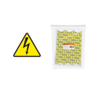 Символ "Молния" (треугольник) 25х25х25мм TDM Символ "Молния" (треугольник) 25х25х25мм TDM