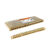 Шина "N" нулевая 6х9мм 20/2 (20 групп/крепеж по краям) TDM