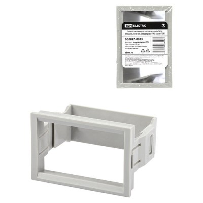 Панель лицевая для выреза в шкафу ПЛ-4, 4 модуля, пластик, без дверцы, IP40, серая TDM Панель лицевая для выреза в шкафу ПЛ-4, 4 модуля, пластик, без дверцы, IP40, серая TDM