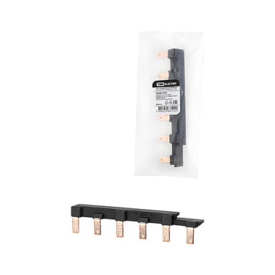 Шина соединительная наборная ШСН 2П 63А 3x2PIN(тип A) TDM Шина соединительная наборная ШСН 2П 63А 3x2PIN(тип A) TDM