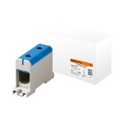 Клемма вводная силовая КВС 35-150 кв.мм. синяя TDM