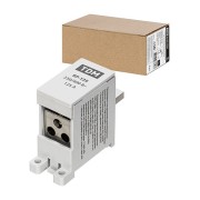 Клемма распределительная на DIN-рейку КР-125 1П 125А (3х16мм²) TDM
