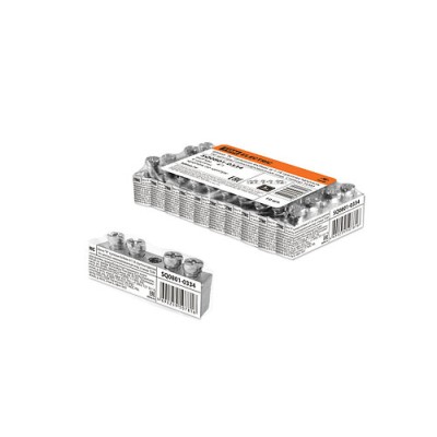 Шина "N" нулевая 6х9мм 4/1 (4 группы/крепеж по центру) никелированная инд. стикер TDM Шина "N" нулевая 6х9мм 4/1 (4 группы/крепеж по центру) никелированная инд. стикер TDM