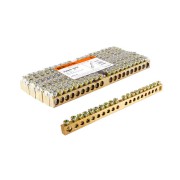 Шина "N" нулевая 6х9мм 20/1 (20 групп/крепеж по центру) TDM