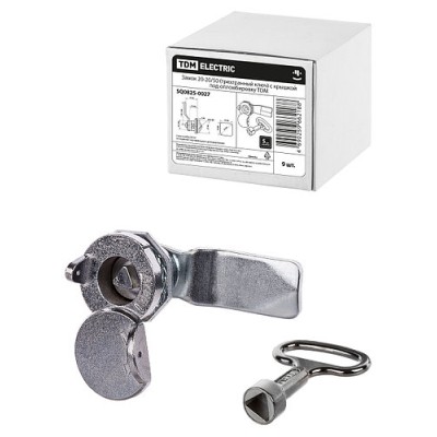 Замок 20-20/50 (трехгранный ключ) с крышкой под опломбировку TDM Замок 20-20/50 (трехгранный ключ) с крышкой под опломбировку TDM