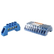 Шина "N" нулевая в изоляторе 8х12мм 4 группы TDM