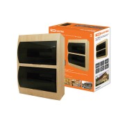 Бокс ЩРН-П-24 модулей навесной пластик IP41 "Эко" (сосна) TDM