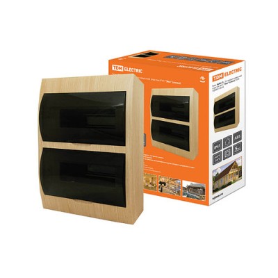 Бокс ЩРН-П-24 модулей навесной пластик IP41 "Эко" (сосна) TDM Бокс ЩРН-П-24 модулей навесной пластик IP41 "Эко" (сосна) TDM