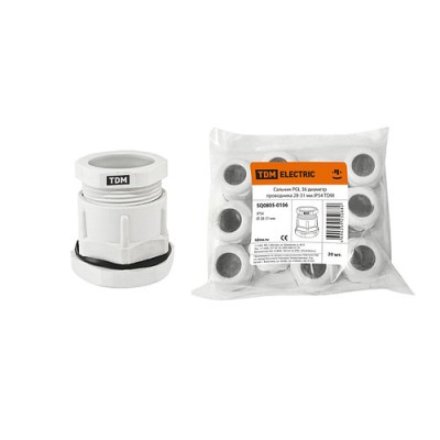 Сальник PGL 36 диаметр проводника 28-31 мм IP54 TDM Сальник PGL 36 диаметр проводника 28-31 мм IP54 TDM