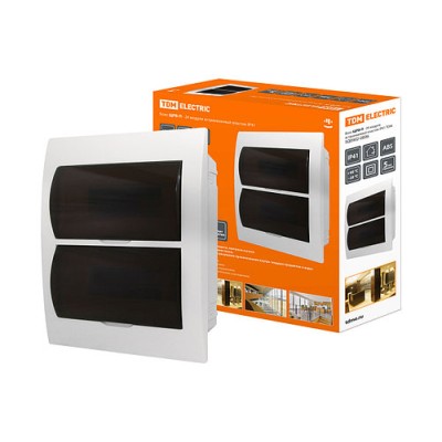 Бокс ЩРВ-П-24модуля встраиваемый пластик IP41 TDM Бокс ЩРВ-П-24модуля встраиваемый пластик IP41 TDM