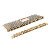 Шина "N" нулевая 8x12мм 24/2 (24 группы/крепеж по краям) TDM