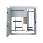 Корпус щита этажного 2 кв. (1010х950х160) размер ниши (920х860х140) TDM