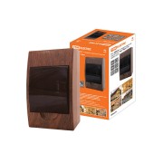 Бокс ЩРН-П-4модуля навесной пластик IP41 "Эко" (бук) TDM