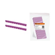 Маркер наборный - символ "7" фиолетовый 2,5 мм2 (150 шт.) TDM