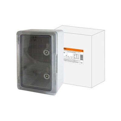 Бокс пластиковый ЩМП-0-3, прозр., крышка ABS, IP65, -45 до +75 С, навесной, (400x300x170) TDM Бокс пластиковый ЩМП-0-3, прозр., крышка ABS, IP65, -45 до +75 С, навесной, (400x300x170) TDM