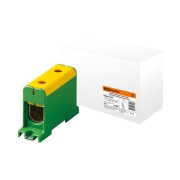 Клемма вводная силовая КВС 35-150 кв.мм. желтая/зеленая TDM