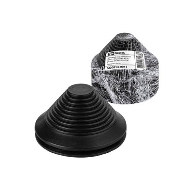 Кабельный ввод мембранный КВМП-1 (Пирамидка 86/76), резина, RAL9005, IP54 TDM Кабельный ввод мембранный КВМП-1 (Пирамидка 86/76), резина, RAL9005, IP54 TDM