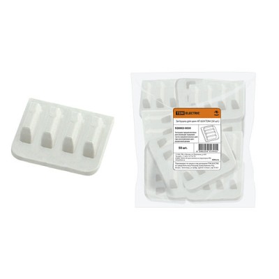 Заглушка для шин 4П 63А TDM (50 шт.) Заглушка для шин 4П 63А TDM (50 шт.)