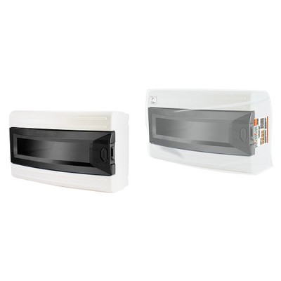 Бокс ЩРН-ПМ-12 модулей навесной пластик IP41 Народный Бокс ЩРН-ПМ-12 модулей навесной пластик IP41 Народный