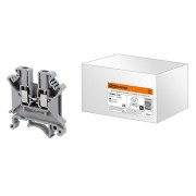 Зажим наборный ЗНН-4мм2 41А серый (Ph-C UK-4N) TDM