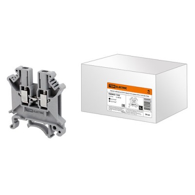 Зажим наборный ЗНН-4мм2 41А серый (Ph-C UK-4N) TDM Зажим наборный ЗНН-4мм2 41А серый (Ph-C UK-4N) TDM