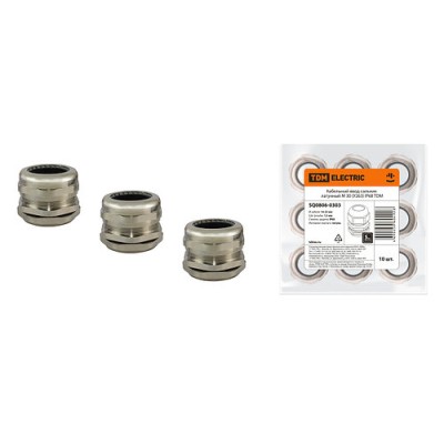 Кабельный ввод-сальник латунный М 30 (У263) IP68 TDM Кабельный ввод-сальник латунный М 30 (У263) IP68 TDM