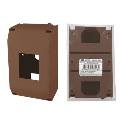 Бокс КМПн 1/4 для наружной установки IP20 "ЭКО" (бук) инд. штрихкод TDM Бокс КМПн 1/4 для наружной установки IP20 "ЭКО" (бук) инд. штрихкод TDM