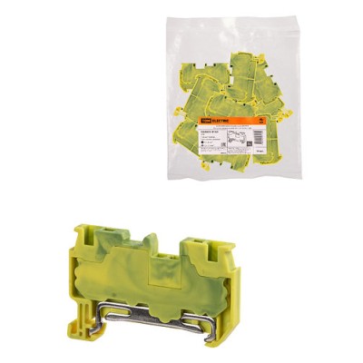 Зажим клеммный безвинтовой ЗКБ PEN быстрого зажима 2,5 мм2 (Ph-C PT 2,5-PE) TDM Зажим клеммный безвинтовой ЗКБ PEN быстрого зажима 2,5 мм2 (Ph-C PT 2,5-PE) TDM