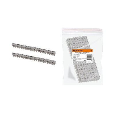 Маркер наборный - символ "8" серый 2,5 мм2 (150 шт.) TDM Маркер наборный - символ "8" серый 2,5 мм2 (150 шт.) TDM