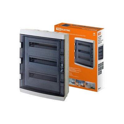 Бокс ЩРН-П-54 модуля навесной пластик IP65 TDM Бокс ЩРН-П-54 модуля навесной пластик IP65 TDM