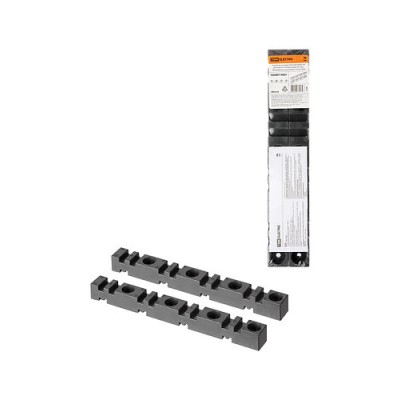 Изолятор шинный плоский ИШП 4П для шин 5 и 10 мм, длина 303 мм, межшинное расстояние 75 мм TDM Изолятор шинный плоский ИШП 4П для шин 5 и 10 мм, длина 303 мм, межшинное расстояние 75 мм TDM