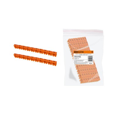 Маркер наборный - символ "3" оранжевый 1,5 мм2 (150 шт.) TDM Маркер наборный - символ "3" оранжевый 1,5 мм2 (150 шт.) TDM