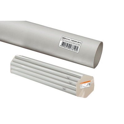 Труба гладкая жесткая ПВХ d 25 (74 м) длина 2 м индивид. штрихкод, серая TDM Труба гладкая жесткая ПВХ d 25 (74 м) длина 2 м индивид. штрихкод, серая TDM