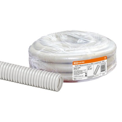 Труба гофрированная ПВХ d 32 с зондом (50 м) легкая TDM Труба гофрированная ПВХ d 32 с зондом (50 м) легкая TDM