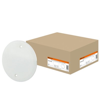 Крышка универсальная D86 мм, цвет белый TDM Крышка универсальная D86 мм, цвет белый TDM