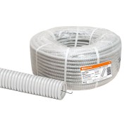 Труба гофрированная ПВХ d 40 с зондом (25 м) легкая TDM