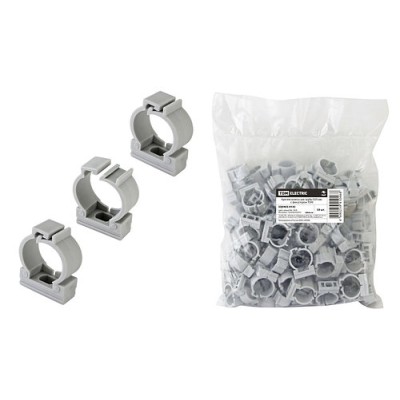 Крепеж-клипса для трубы D25 мм с фиксатором TDM Крепеж-клипса для трубы D25 мм с фиксатором TDM