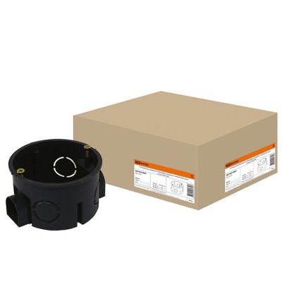 Установочная коробка СП D60х40мм, саморезы, стыковочные узлы, синяя, IP20,TDM Установочная коробка СП D60х40мм, саморезы, стыковочные узлы, синяя, IP20,TDM