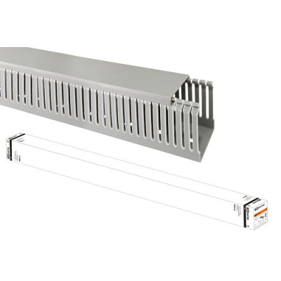 Кабель-канал перфорированный 40х60 перфорация 4/6мм TDM (24 м) Кабель-канал перфорированный 40х60 перфорация 4/6мм TDM (24 м)