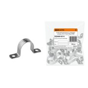 Скоба металлическая 2-х лапковая с внутр. d 16-17 мм (100шт) TDM