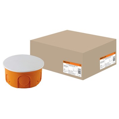 Распаячная коробка СП D80х40мм, крышка, IP20, TDM Распаячная коробка СП D80х40мм, крышка, IP20, TDM